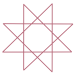 Dark Pink Star Icon